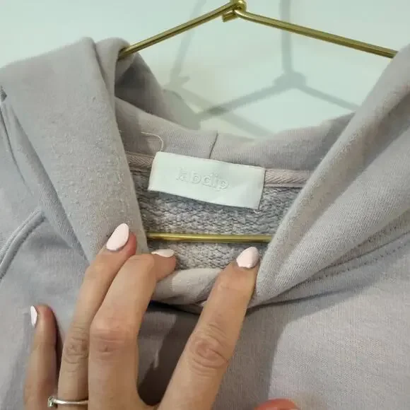 LABDIP Purple Hoodie MEN'S M Pullover French Minimal Style - Picture 3 of 5